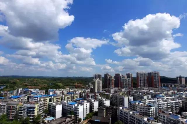 蓬溪——我的家乡，云朵飘过的每一帧都美的不真实……