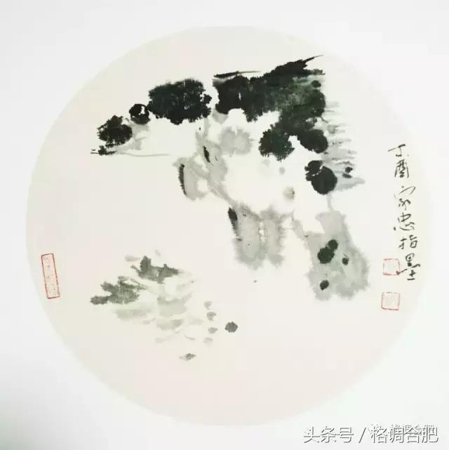 痴迷画画，除了教书就是水墨画