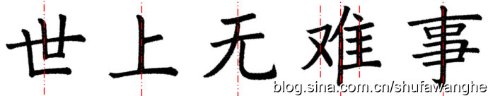 楷书的结构规律和原理,写好楷书的八个技巧