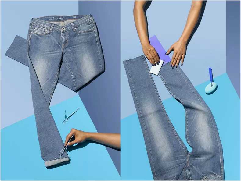 牛仔裤买来太长怎么办,男士牛仔裤裤腿怎么卷