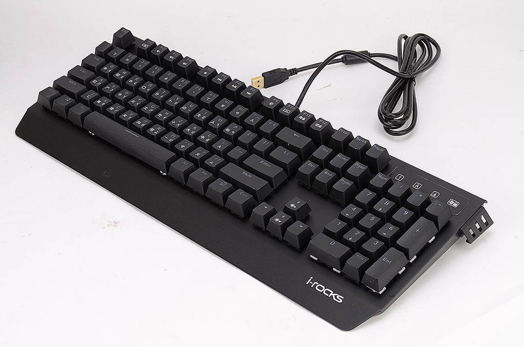 文本直送科技新闻:i-rocks艾芮克K60M金属机械式键盘动手玩