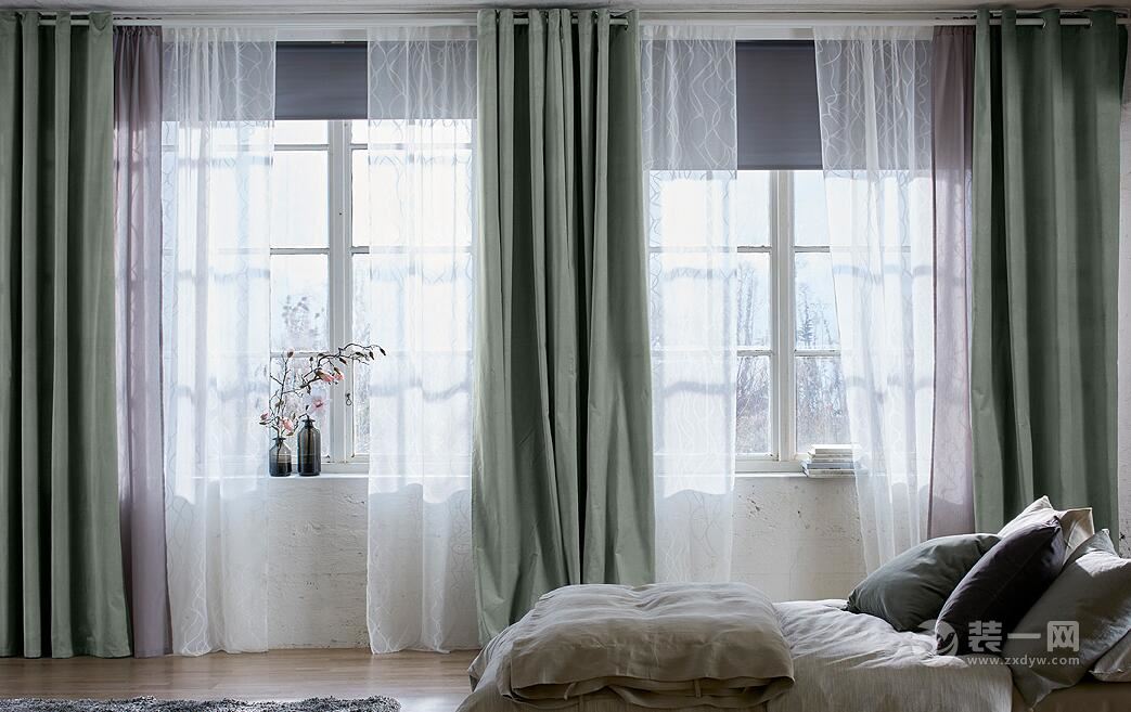 宜家隔断帘装修效果图,宜家风格装修效果图