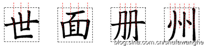 楷书的结构规律和原理,写好楷书的八个技巧