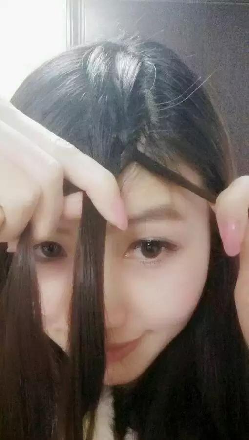 长发带刘海编发教程简单大气,淑女发型有刘海编发