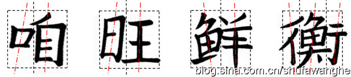 楷书的结构规律和原理,写好楷书的八个技巧