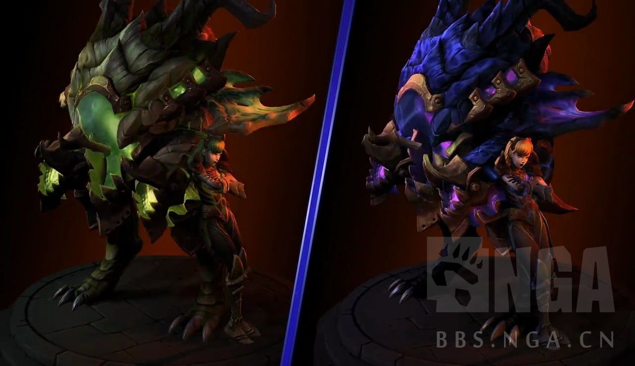 风暴英雄7月新英雄,风暴英雄死亡之翼全皮肤预览图片