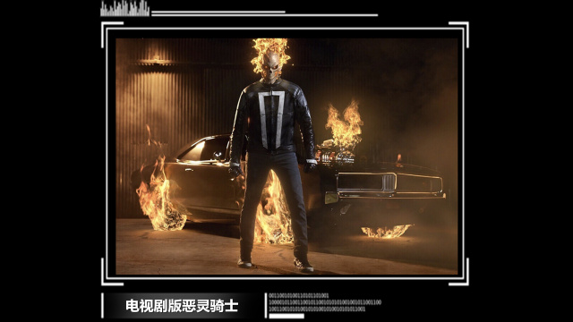 hottoys恶灵骑士灵魂战车,恶灵骑士神盾特工局特效