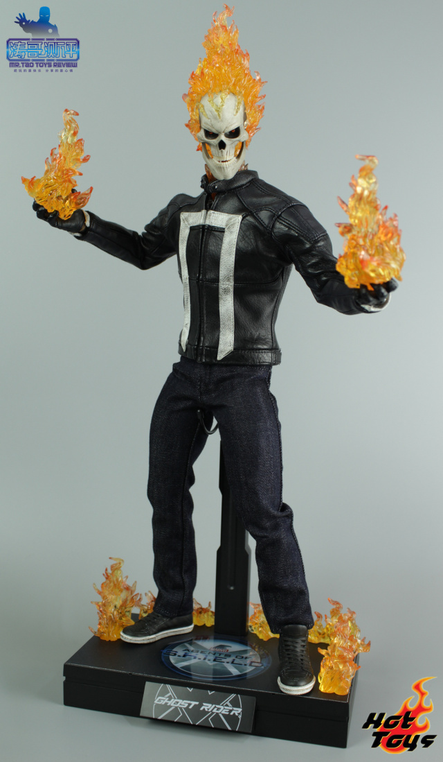 hottoys恶灵骑士灵魂战车,恶灵骑士神盾特工局特效