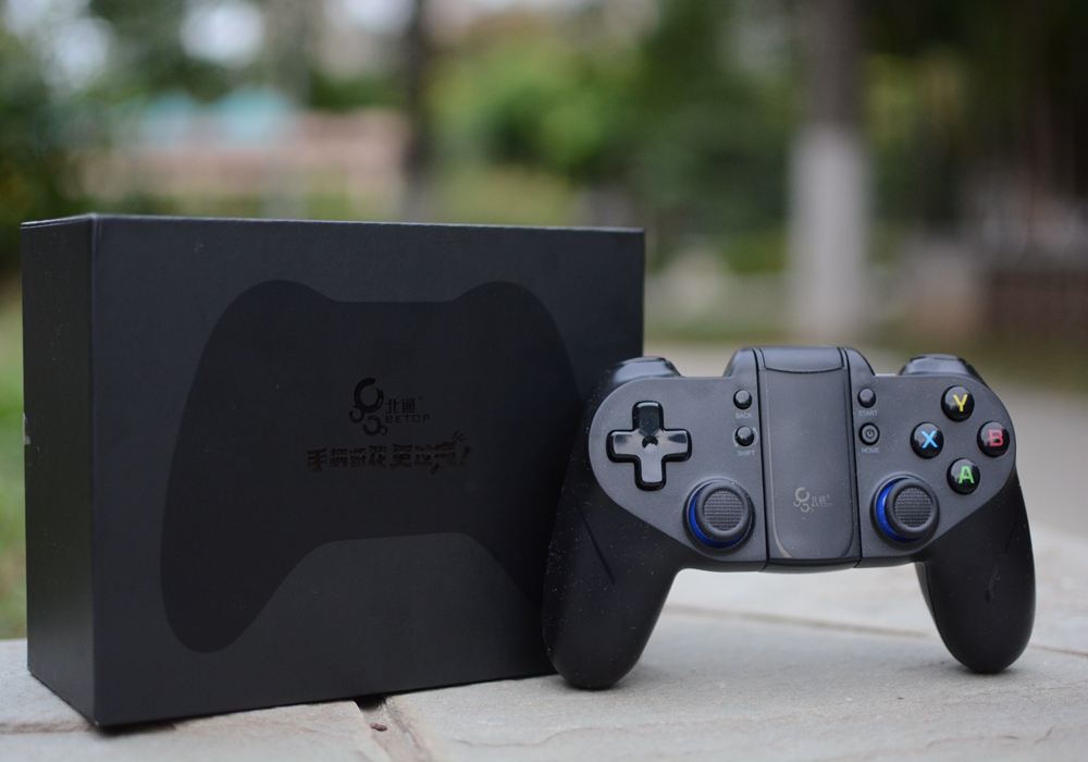 北通p1手柄测试,王者荣耀双按键手柄一键连招神器