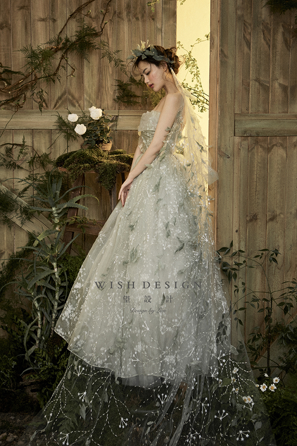 仙到飞起的婚鞋,法式小众轻奢婚纱