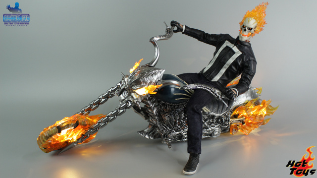 hottoys恶灵骑士灵魂战车,恶灵骑士神盾特工局特效