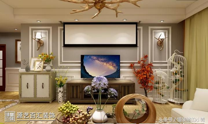 太原119平米中式装修效果,文锦苑110平米装修效果图