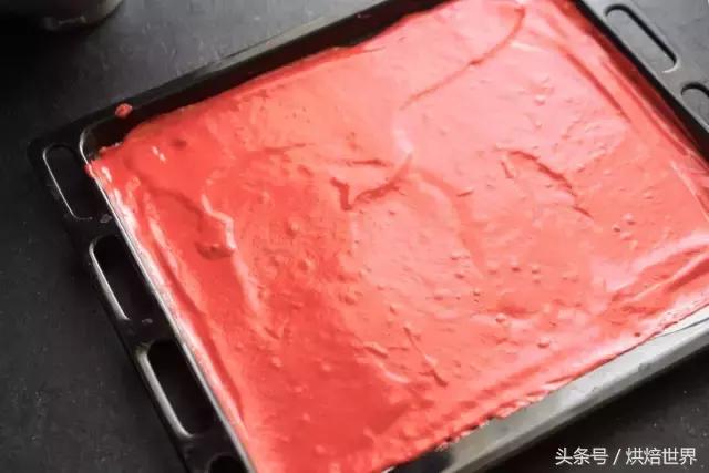 爆浆红丝绒蛋糕卷,颜值与口感并存的橙香蛋糕卷