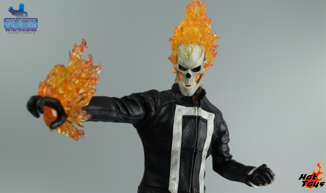 hottoys恶灵骑士灵魂战车,恶灵骑士神盾特工局特效