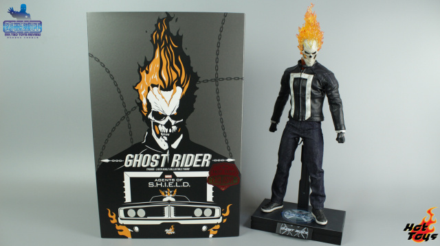 hottoys恶灵骑士灵魂战车,恶灵骑士神盾特工局特效