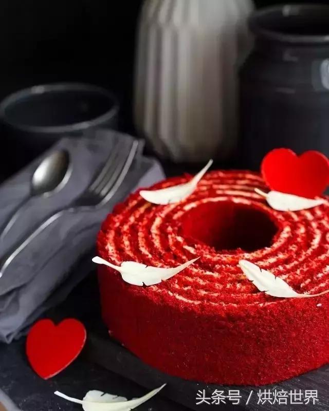 爆浆红丝绒蛋糕卷,颜值与口感并存的橙香蛋糕卷