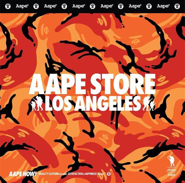 不甘做支线争上位？Aape洛杉矶新店要从Supreme碗里抢钱？