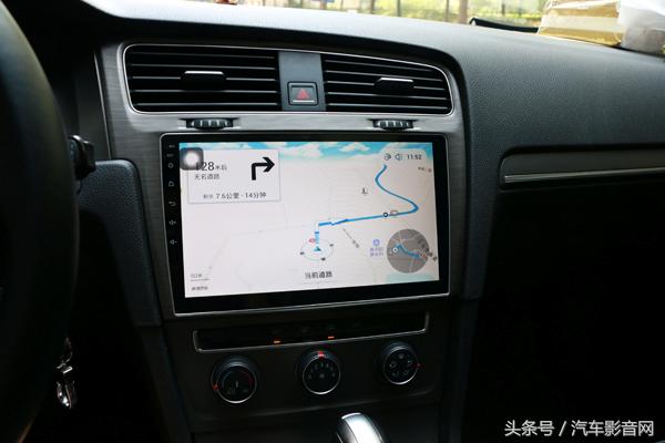 高尔夫7中控大屏改装推荐,高尔夫7升级新款仪表