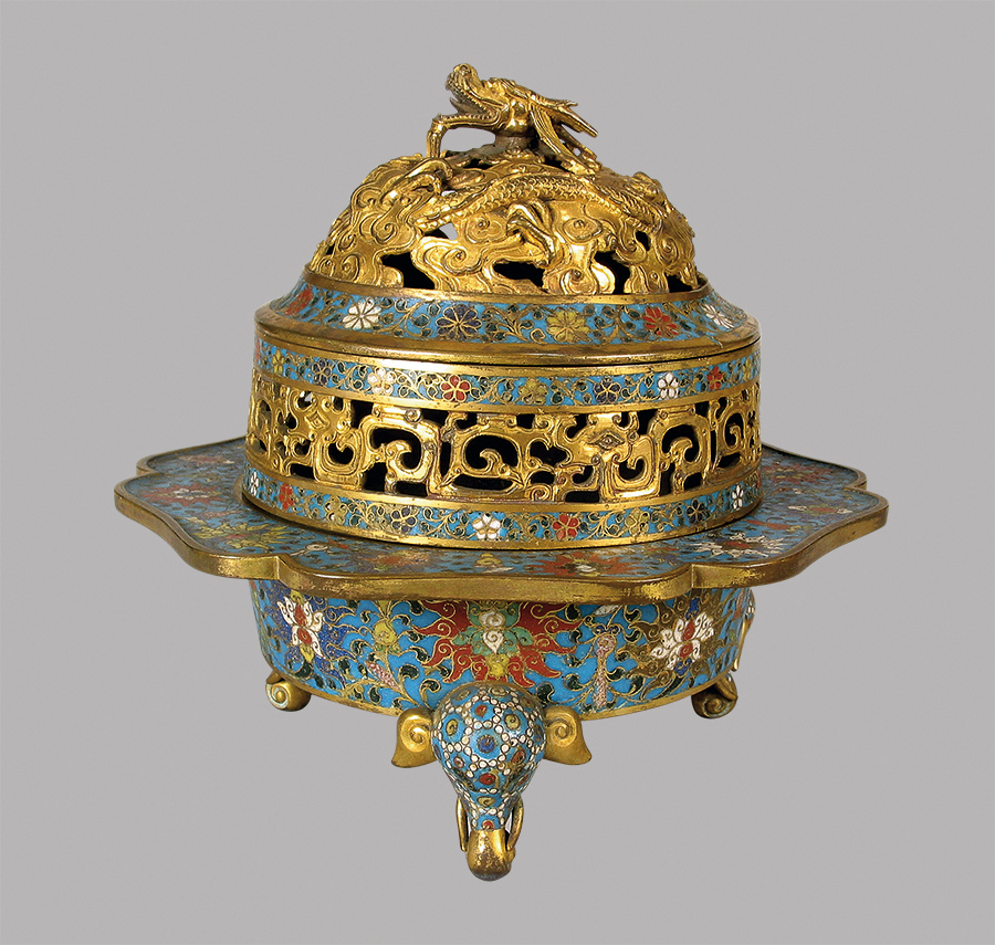 清三代珍品掐丝珐琅器汇编,清代掐丝珐琅器图真品