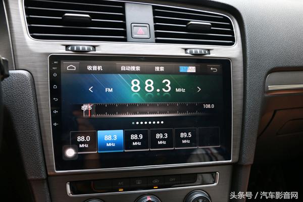 高尔夫7中控大屏改装推荐,高尔夫7升级新款仪表