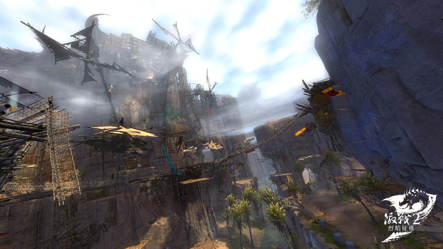 激战2漂流雪境全地图,激战2甘达拉战区地图