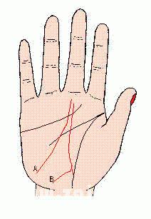 怎么从手相上看有没有事业,手相怎么看运气好