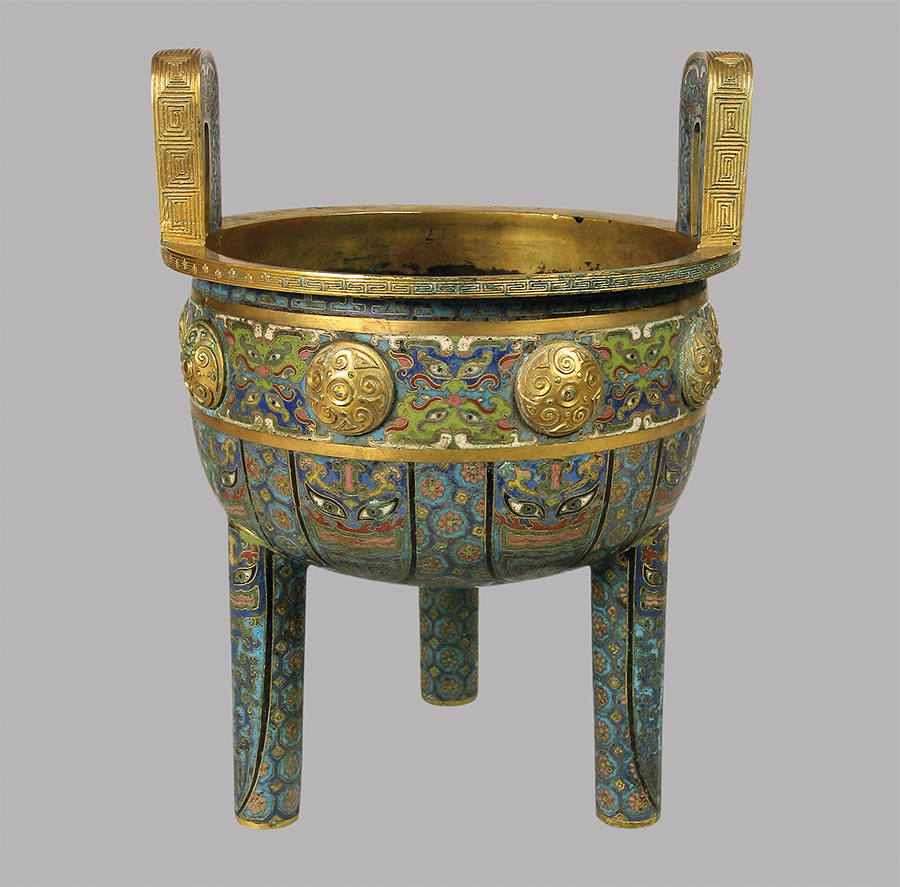 清三代珍品掐丝珐琅器汇编,清代掐丝珐琅器图真品