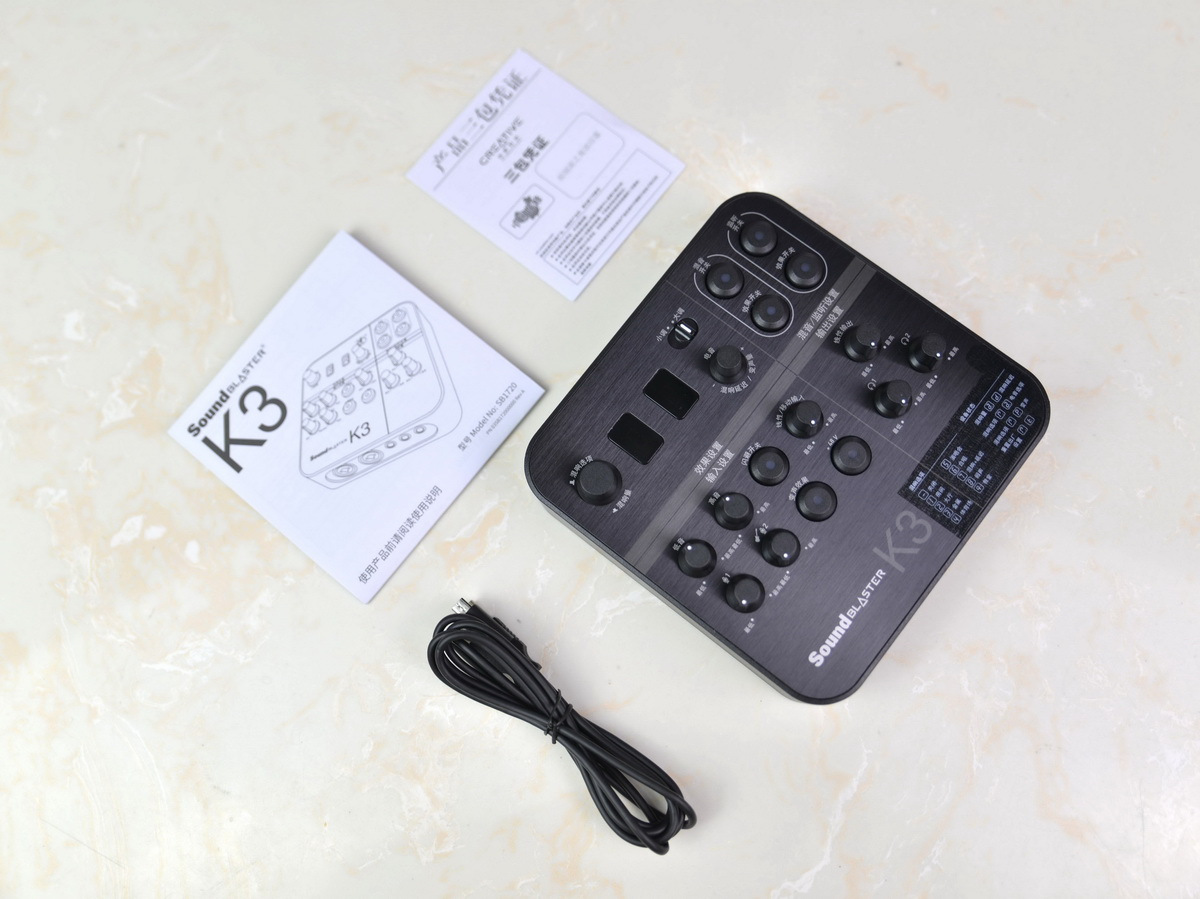 创新让K歌更简单更专业，创新K3外置声卡体验