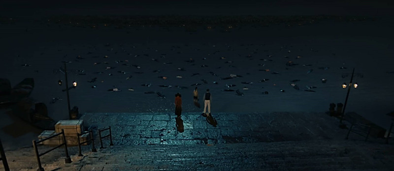 李现因为拍河神做了什么,李现河神拍摄现场