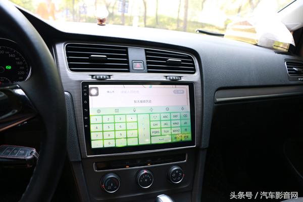 高尔夫7中控大屏改装推荐,高尔夫7升级新款仪表