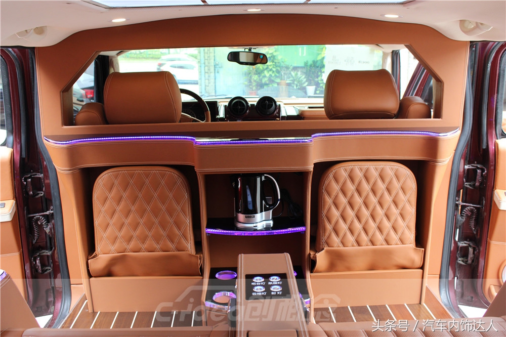 悍马h2改装led顶灯,悍马h2奢华改装内饰