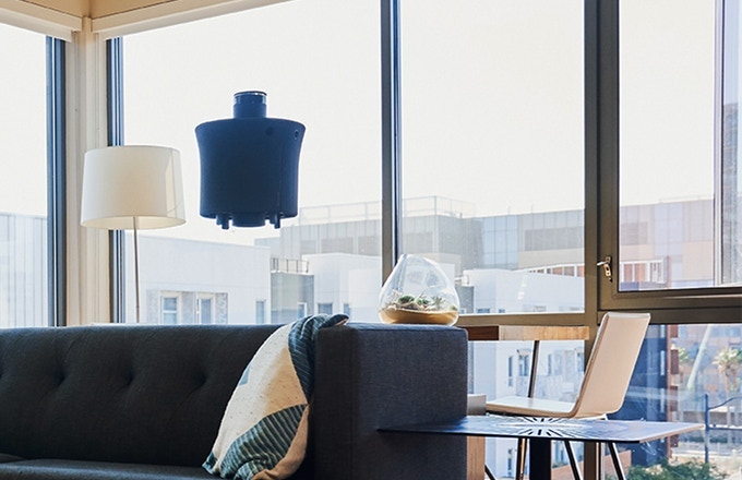 Aire家庭安全监控无人机上线,挺着“大肚腩”,谁家能装下它