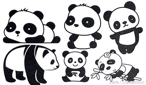 土豆姑娘的日记027-简笔画之森林里的动物朋友们3（蜗牛恐龙）