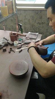 手工陶器店,看了一辈子的店