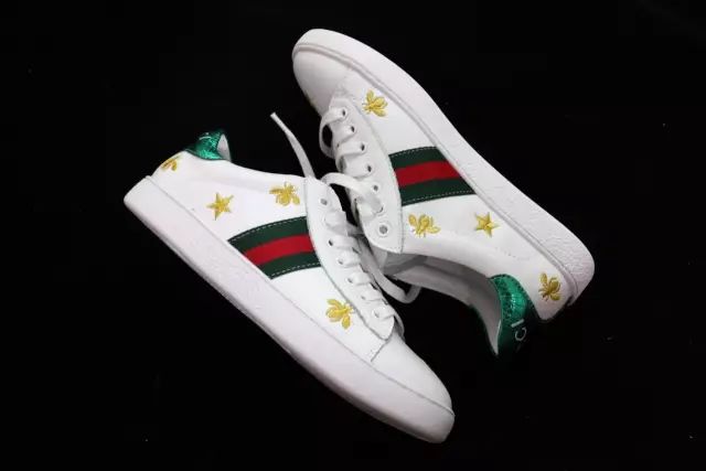 古琦印花小白鞋,古琦小白鞋同款