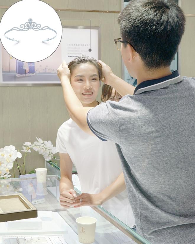 吴敏霞1克拉婚戒,吴敏霞大婚皇冠