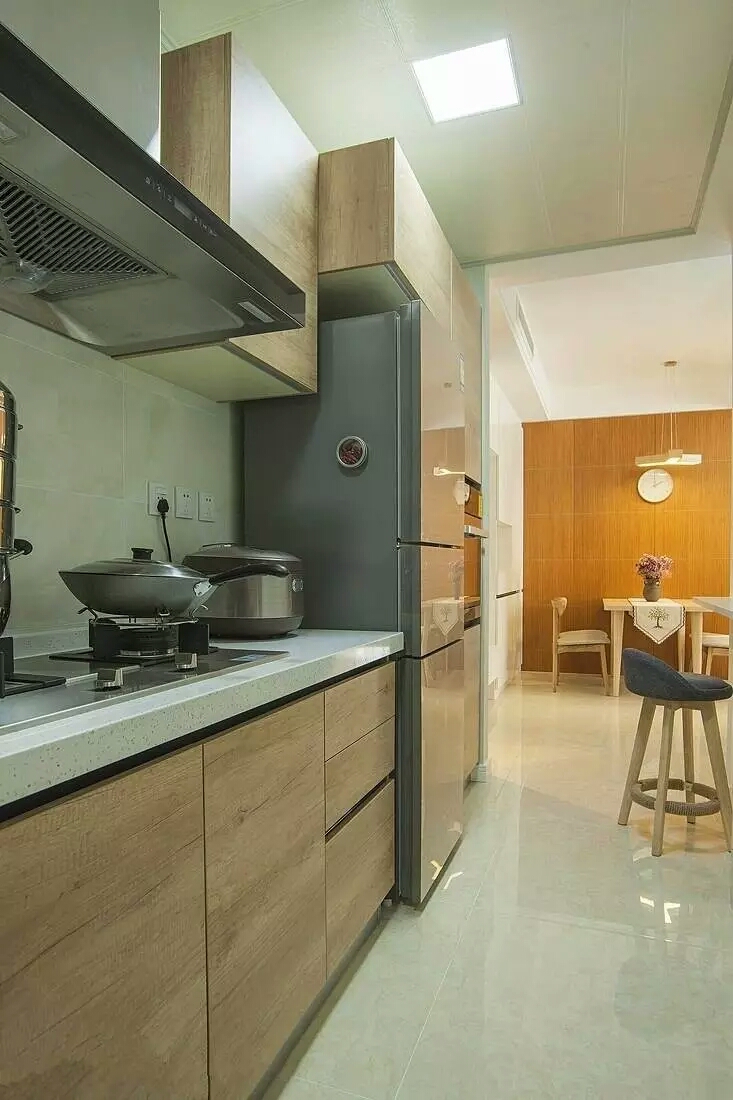 北欧宜家风格吊顶效果图 (北欧简约风格灯池)