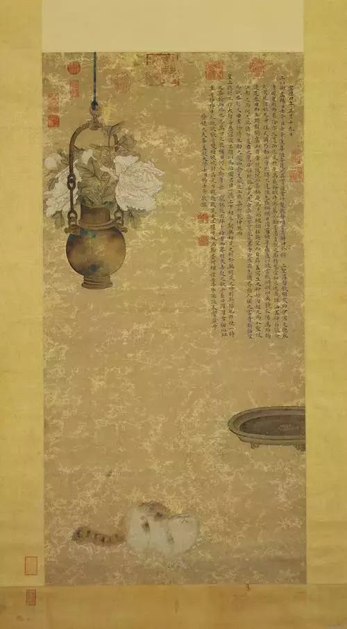 唐伯虎画猫名家作品,中国古代名家画的猫