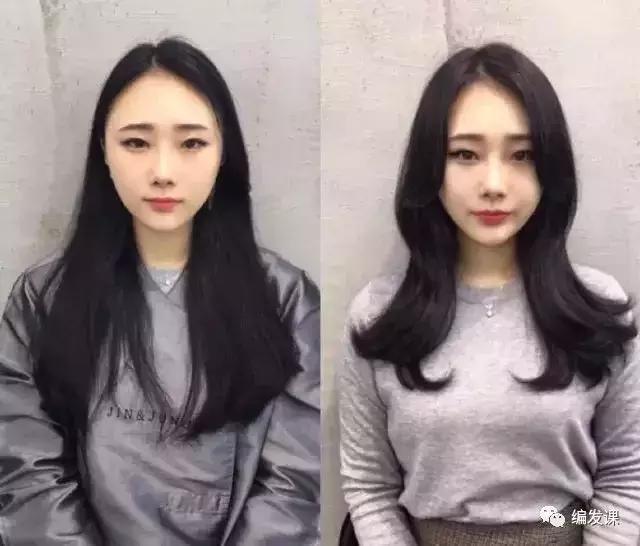 最流行中长发发型图片大全,中长发烫发发型图大全