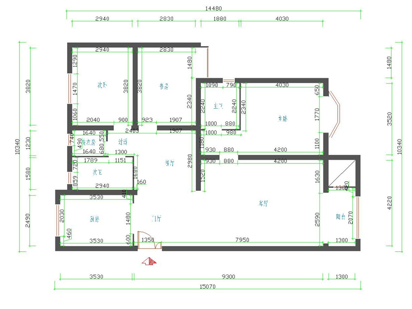 100平简约风装修经典案例,108轻奢简约风装修全屋效果图
