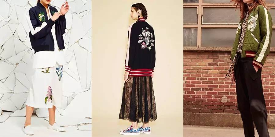 重磅刺绣夹克,朋克风刺绣夹克