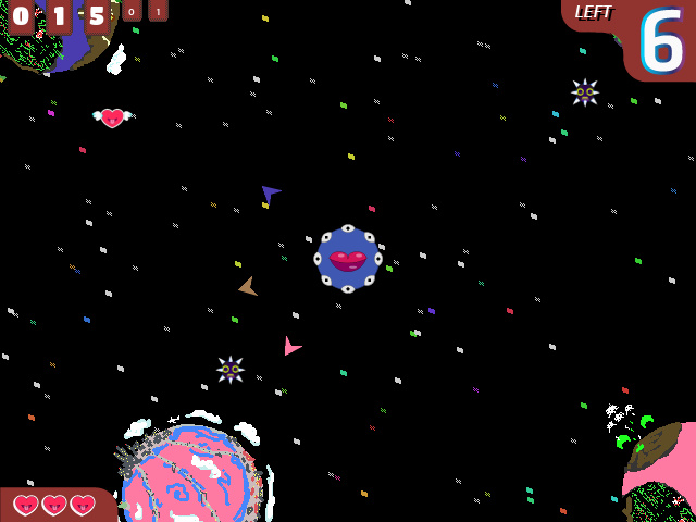 在这款靠舔棒冰操控的游戏里进入外太空