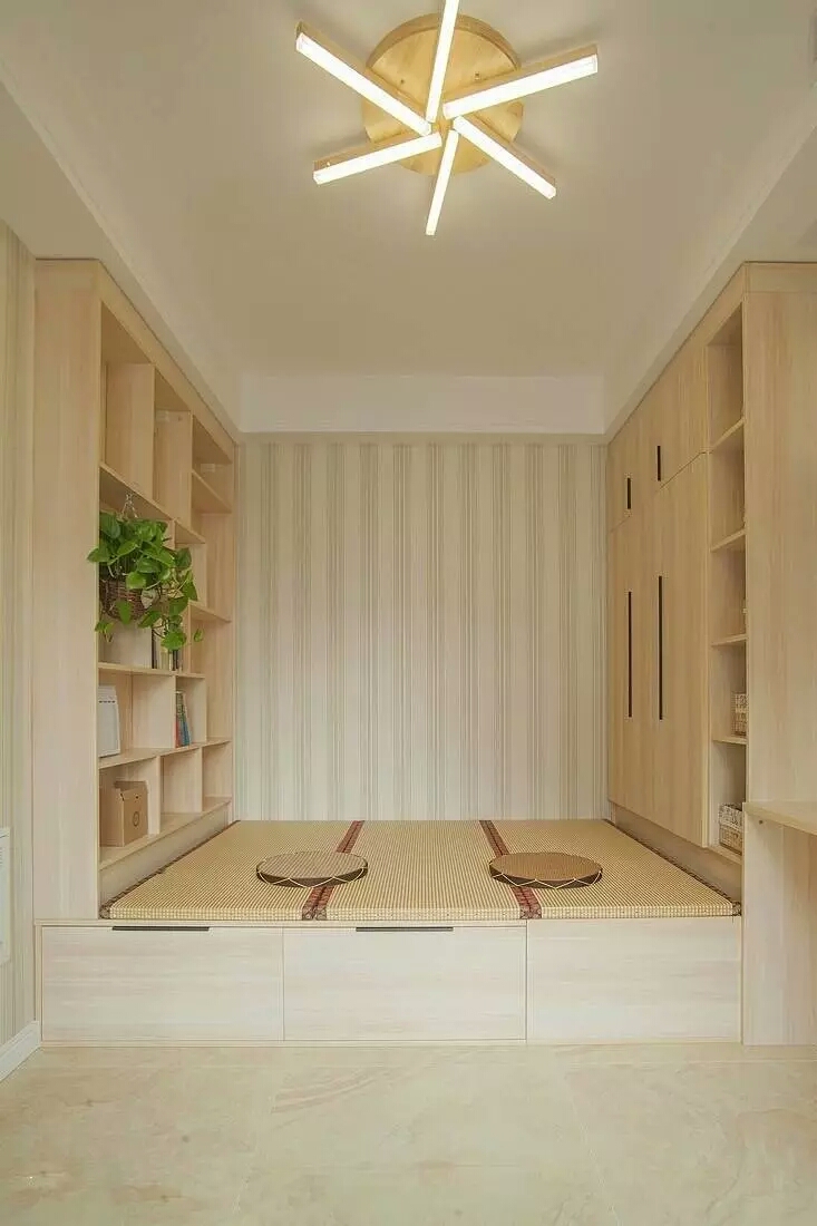 北欧宜家风格吊顶效果图 (北欧简约风格灯池)