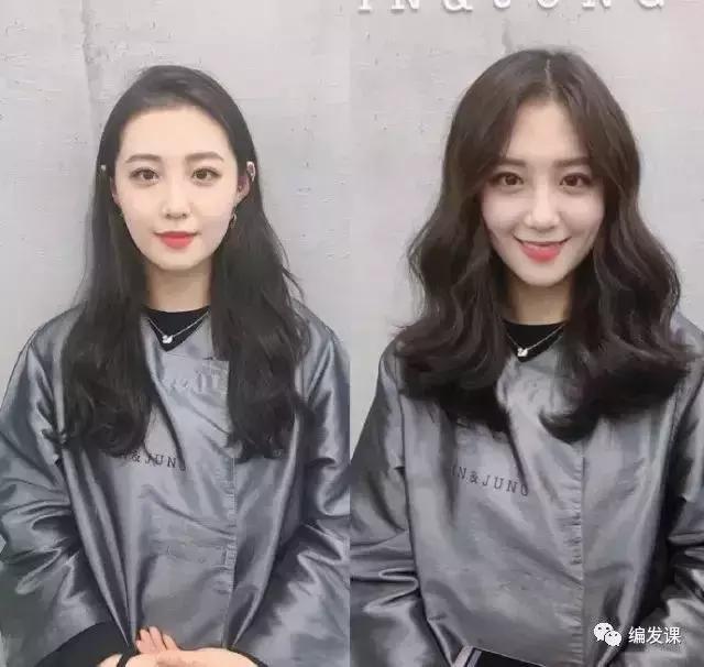 最流行中长发发型图片大全,中长发烫发发型图大全