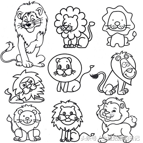 土豆姑娘的日记027-简笔画之森林里的动物朋友们3（蜗牛恐龙）