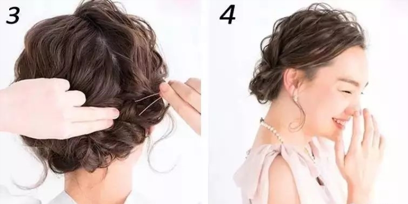 短发的简单扎法100种方法,短发如何快速扎完一个发型