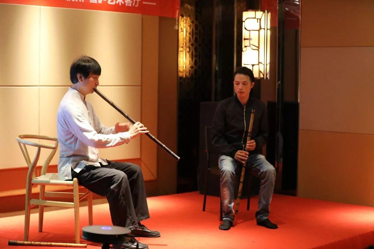 箫园秋分箫友雅集聚于杭州“雪庐”交流箫艺术