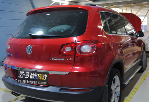 东莞途观改灯双光透镜多少钱,海拉大灯途观