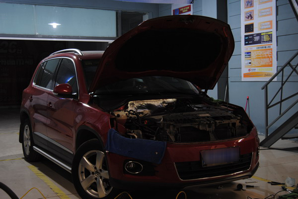 东莞途观改灯双光透镜多少钱,海拉大灯途观