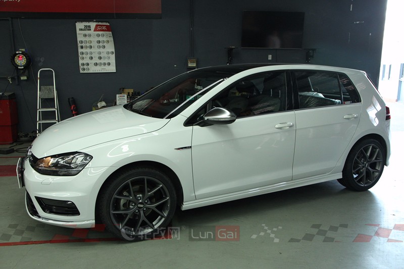 大众高尔夫7改17寸刀锋轮毂,高尔夫改装17寸bbs